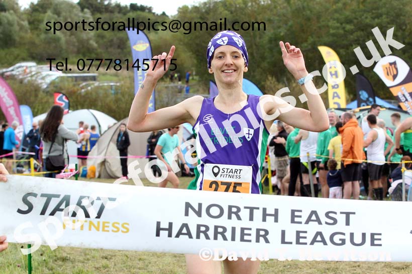 Senior womens 2021 North Eastern Harrier League, Druridge Bay. Photo: David T. Hewitson/Sports for All Pics